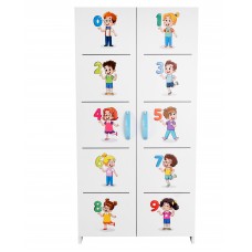VERA 10 Gözlü Çok amaçlı Sınıf Dolabı - Çocuklar