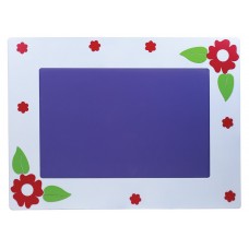 Kırmızı Çiçekli Pano