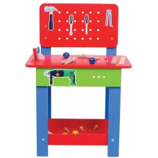 Ahşap Kırmızı Tamir Tezgahı Ahşap Kırmızı Tamir Tezgahı