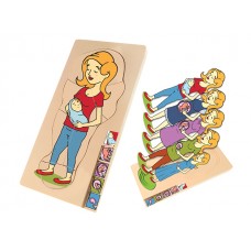Anne ve Bebek Gelişim Puzzle Katmanlı Anne ve Bebek Gelişim Puzzle Katmanlı