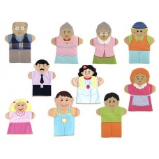 Kumaş Aile Kukla Seti 10 Lu Kumaş Aile Kukla Seti 10 Lu