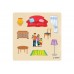 Ahşap Puzzle Evimiz 30x30