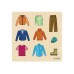 Ahşap Puzzle Kıyafetler 30x30