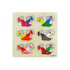 Ahşap Puzzle Renkler 30x30 Ahşap Puzzle Renkler 30x30