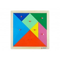 Ahşap Puzzle Tangram 30x30 Ahşap Puzzle Tangram 30x30