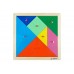 Ahşap Puzzle Tangram 30x30 Ahşap Puzzle Tangram 30x30