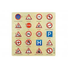Ahşap Puzzle Trafik İşaretleri 30x30 Ahşap Puzzle Trafik İşaretleri 30x30