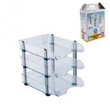 Ark 3 lü evrak rafı plastik