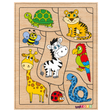 Bil Bakalım Kime Ait Hayvanlar Ahşap Puzzle