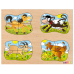 4' ü 1 Arada Çiftlik Hayvanları Ahşap Puzzle 4' ü 1 Arada Çiftlik Hayvanları Ahşap Puzzle