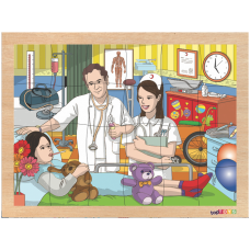 Hastane Ahşap Puzzle 24 Parça Hastane Ahşap Puzzle 24 Parça