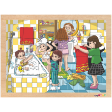 Hijyen Ahşap Puzzle 24 Parça