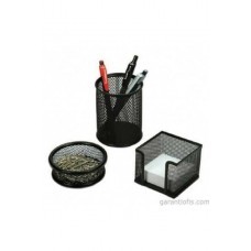 Metal 3'lü Masa Üstü Set