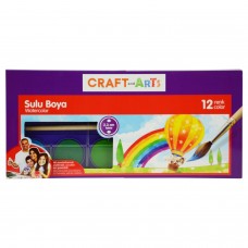 Craft And Arts Sulu Boya 12 Renk 23Mm Çap