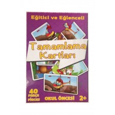 Hobi Eğitim Dünyası Tamamlama Kartları 40 Parça Puzzle Hobi Eğitim Dünyası Tamamlama Kartları 40 Parça Puzzle